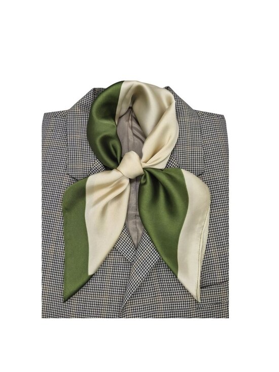 Unbranded Accessories - ✨Silky Satin Scarf Bandana Soft Luxury neck wrap luxurious Accessory Green Beige